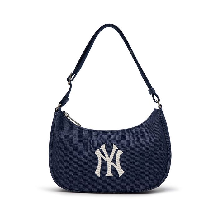 Túi Đeo Vai Nữ MLB Hobo Denim New York Yankees 3ABQM014N-50INS Màu Xanh