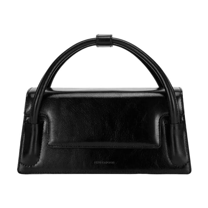 Túi Xách Tay Nữ Find Kapoor Marty Wedge Bag 22 Crinkled Black Màu Đen