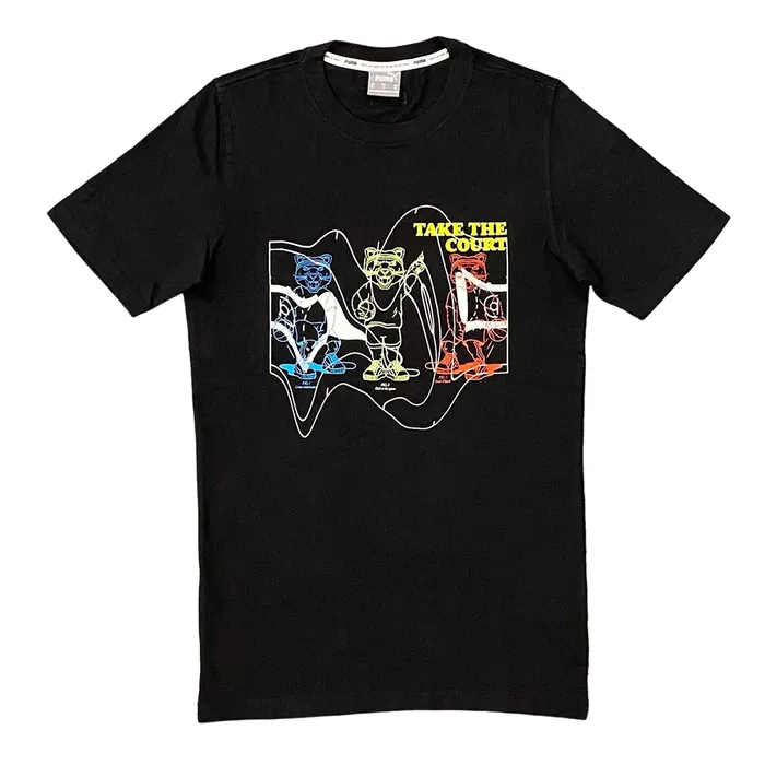 Áo Thun Nam Puma Tee Qualifier Tshirt Màu Đen Size M