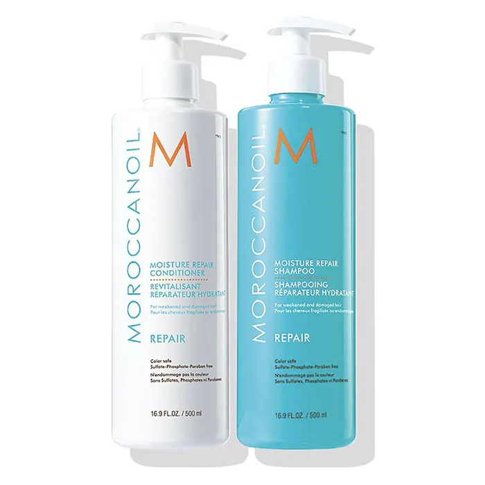 Bộ Dầu Gội và Xả Phục Hồi Tóc Moroccanoil Moisture Repair (2 x 500ml)
