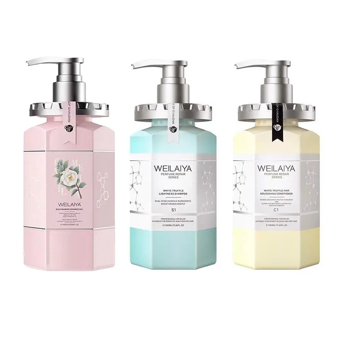 Combo Sữa Tắm + Dầu Gội + Dầu Xả Tóc Weilaiya Truffle (450ml x 3)