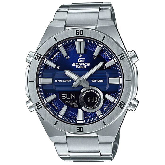 Đồng Hồ Nam Casio EDIFICE ERA-110D-2AVDF Màu Xanh Bạc