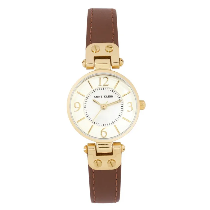 Đồng Hồ Nữ Anne Klein Ladies Watch AK 10/9442CHHY Màu Nâu Tây