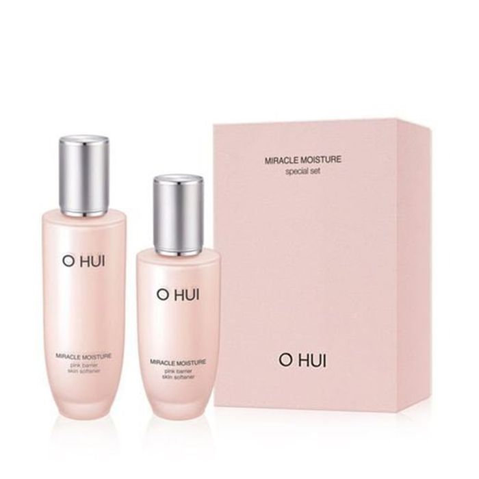 Set Nước Hoa Hồng Ohui Miracle Moisture Skin Softener Moist - Bổ Sung Độ Ẩm Cho Da Khô (200ml + 100ml)
