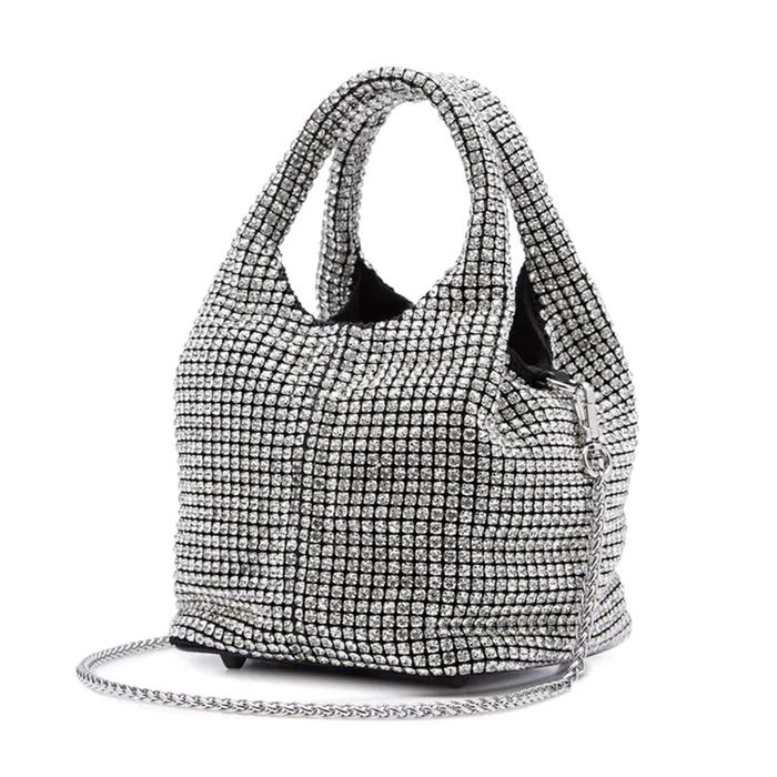 Túi Xách Tay Nữ Giarité Brilly Peridot Silever Bag Màu Bạc