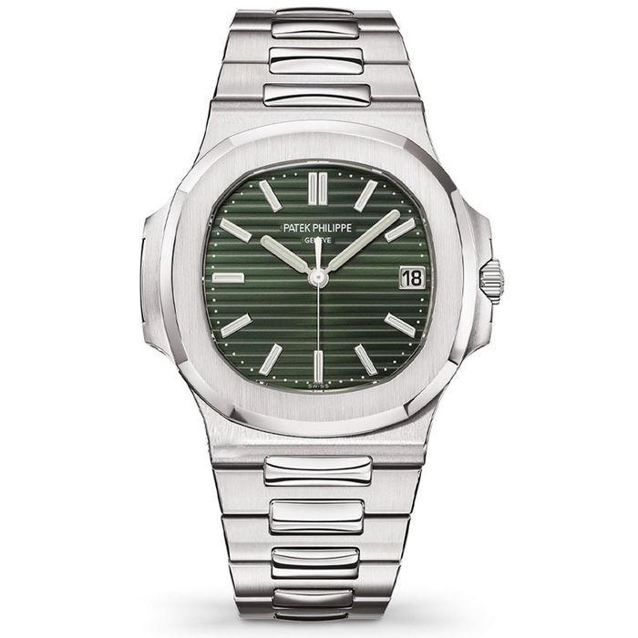 Đồng Hồ Patek Philippe Nautilus 5711/1A-014 Olive Green Màu Bạc Xanh