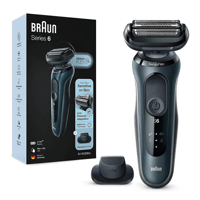 Máy Cạo Râu Braun Series 6 61-N1200S Màu Xanh Đen