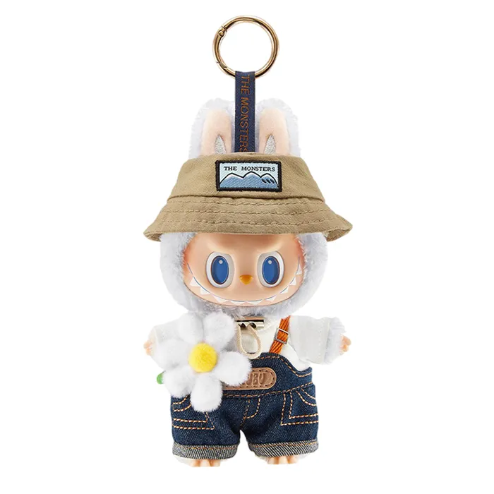 Móc Khóa Pop Mart Labubu The Monsters Fall In Wild Series Vinyl Plush Doll Pendant Phối Màu