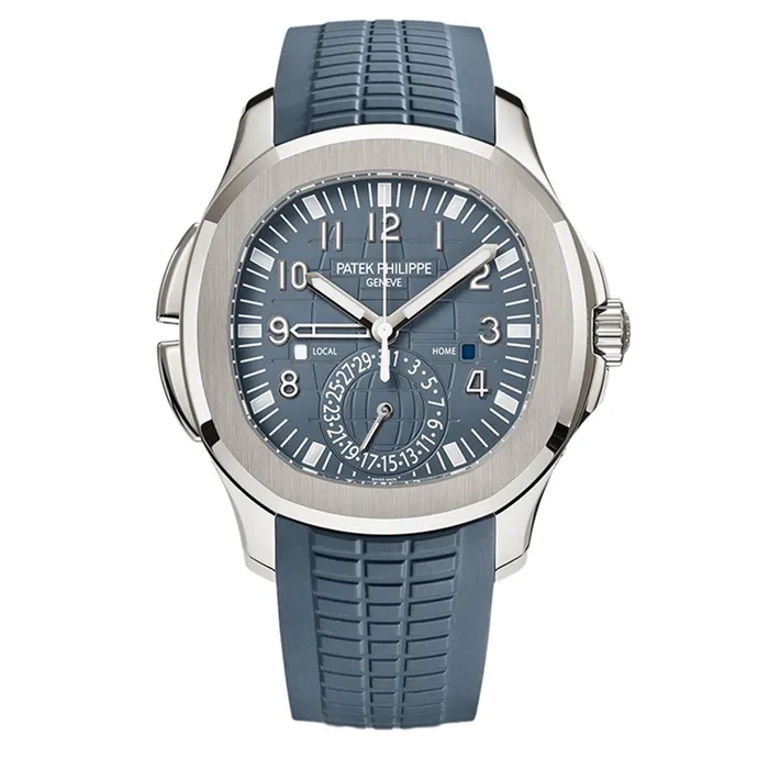 Đồng Hồ Nam Patek Philippe Aquanaut 5164G-001 Màu Xanh Bạc