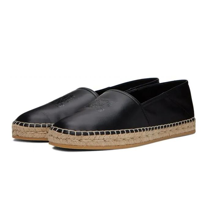 Giày Slip On Burberry Ekd Espadrilles 8071115 Màu Đen Size 40.5