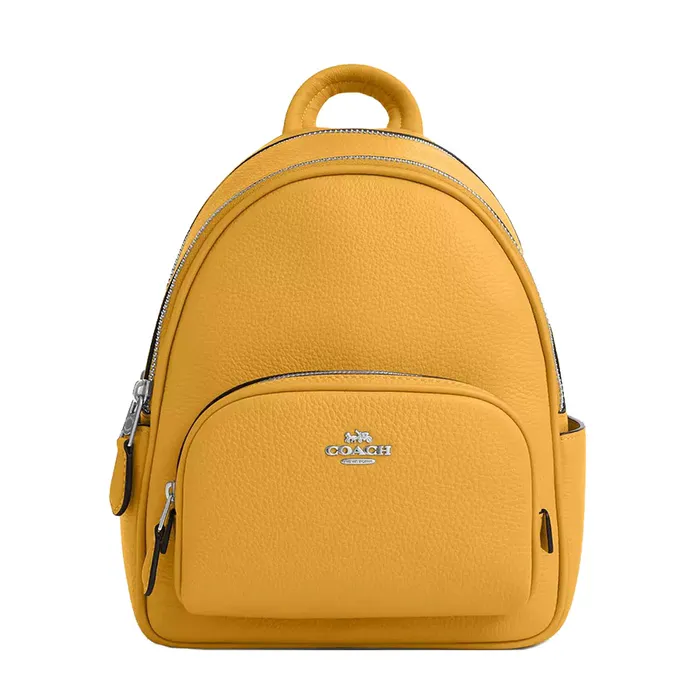 Balo Nữ Coach Mini Court Backpack C8603 Màu Vàng