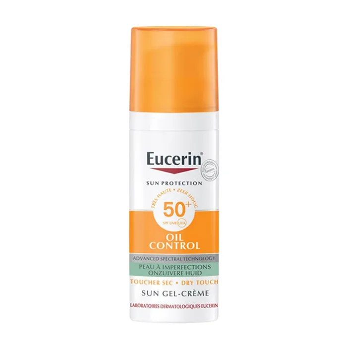 Kem Chống Nắng Eucerin Gel-Creme Oil Control Dry Touch SPF 50+ 50ml