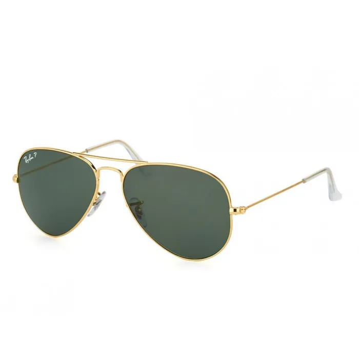 Kính Mát Rayban Polarized Aviator Sunglasses RB3025 001/58 62-14 Màu Xanh Green