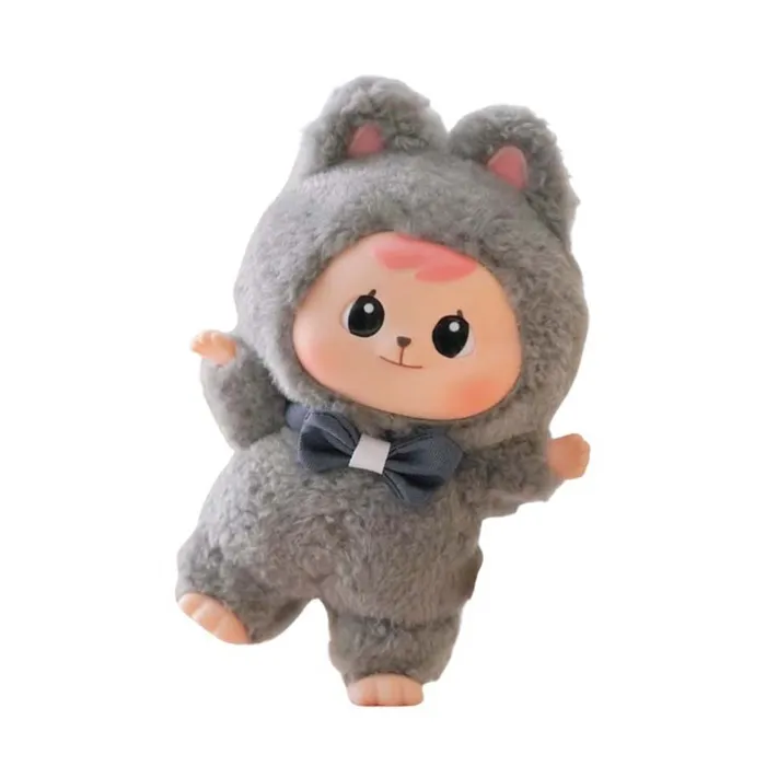 Móc Khóa CQTOYS Bao-ao Cuddle Series Plush Dolls Unopened Blind Box Màu Ghi