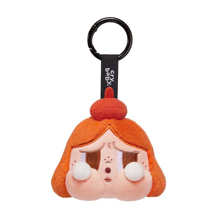 Móc Khóa Pop Mart Crybaby Cheer Up, Baby! Series-Plush Pendant Blind Box Màu Cam