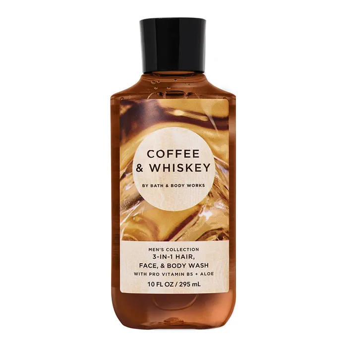 Sữa Tắm, Gội, Rửa Mặt Nam Bath & Body Works Coffee & Whiskey 3-in-1 Hair, Face & Body Wash 295ml