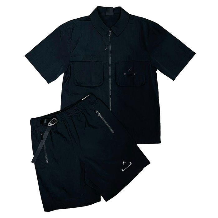 Bộ Quần Áo Cộc Tay Nam Nike Jordan Sport Màu Đen Size S