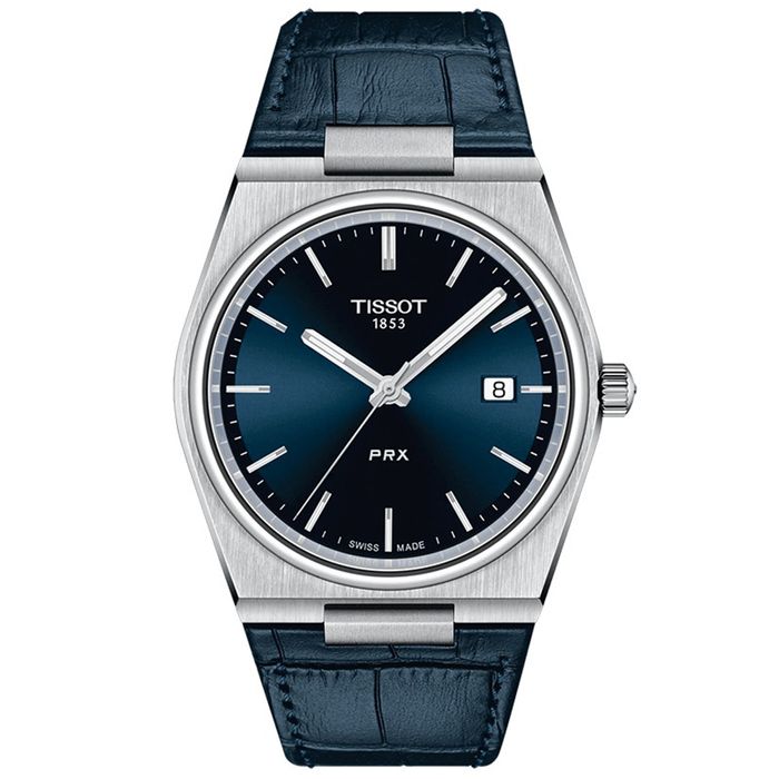 Đồng Hồ Nam Tissot Prx Quartz T137.410.16.041.00 Màu Xanh Bạc