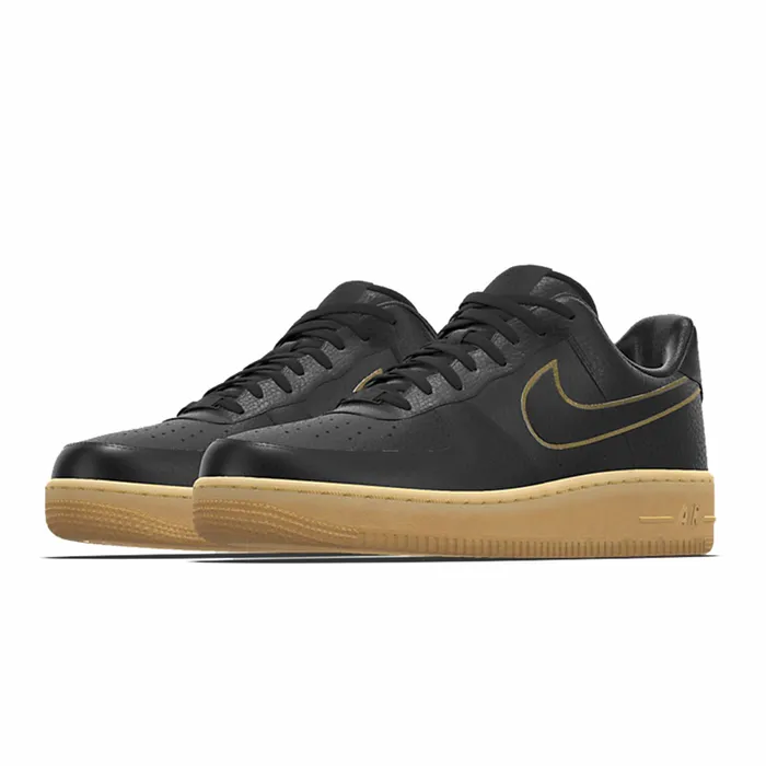 Giày Thể Thao Nike Air Force 1 Low By You Custom Shoes HF0659-900 Màu Đen Nâu Size 38