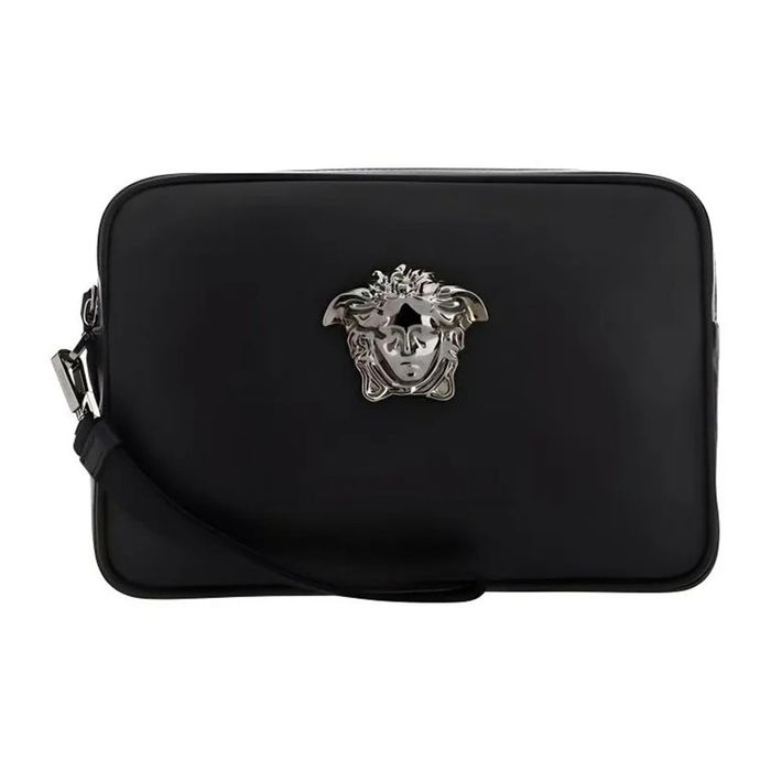 Túi Cầm Tay Nam Versace Medusa Plaque Clutch Bag DP88507DVT8ME-1B00E Màu Đen