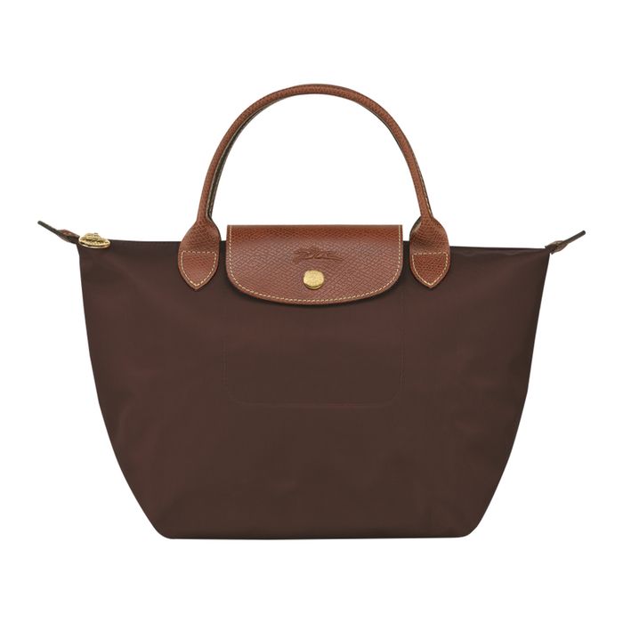 Túi Xách Tay Nữ Longchamp Le Pliage Original S Handbag L1621089P81 Ebony Màu Nâu Gỗ