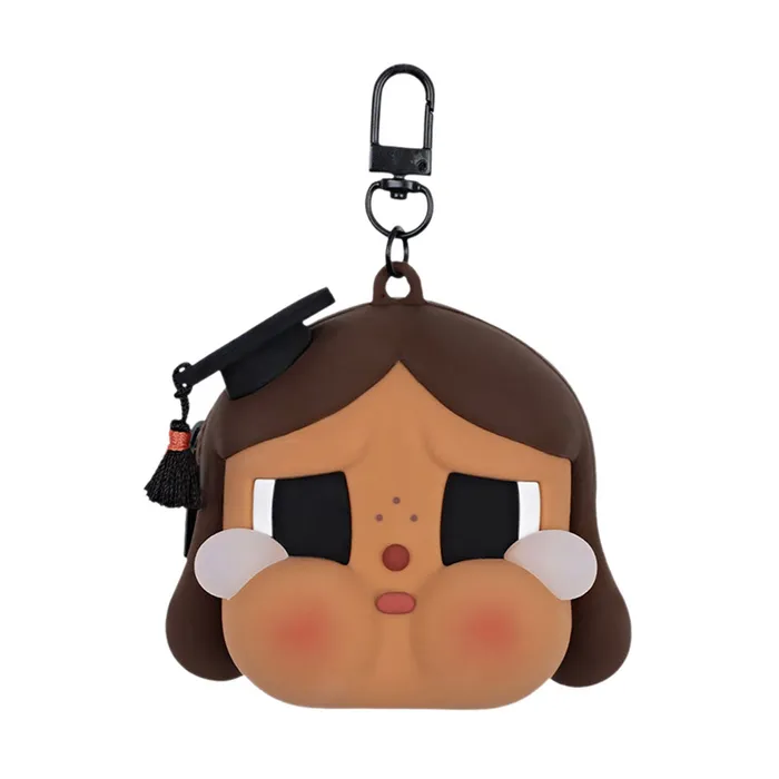 Vỏ Bọc Tai Nghe Pop Mart Crybaby Sunset Concert Series-Earphone Bag Màu Nâu