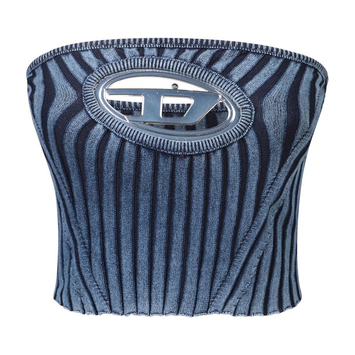 Áo Quây Nữ Diesel Top Clarksville A057700HEAS81E Màu Xanh Size XS