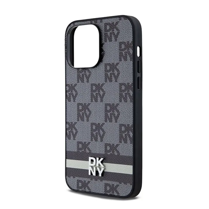 Ốp Điện Thoại DKNY Leather Hard Case Iphone 16 Pro Max Màu Đen