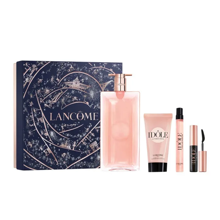 Set Nước Hoa Nữ Lancôme Idôle 3 Món (EDP 100 + 10ml, Kem Dưỡng Thể La Power Creme 50ml, Mascara Lash 