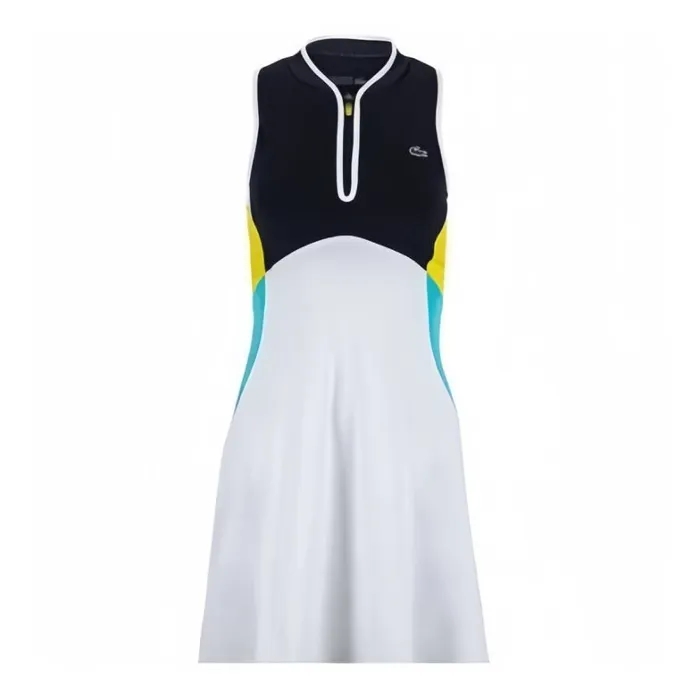 Váy Thể Thao Lacoste Pickleball Sport Stretch Jersey Dress Phối Màu Size 36