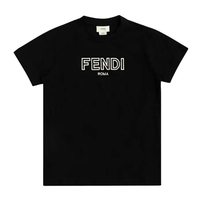Áo Phông Nữ Fendi in Black 7AJ JUI159 F0RWK Tshirt Màu Đen