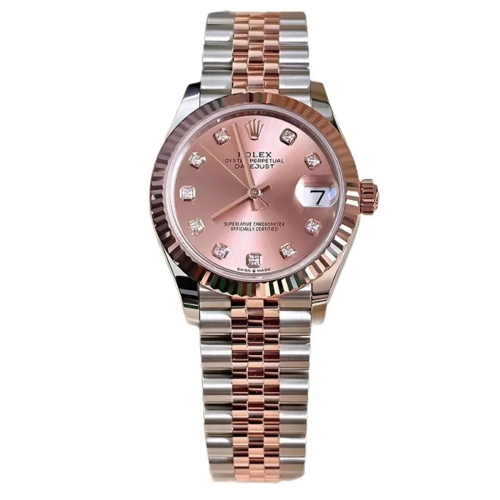 Đồng Hồ Nữ Rolex Datejust 31mm Stainless Steel And Everose Gold Silver Dial 278271-0016 Màu Bạc/Vàng Hồng