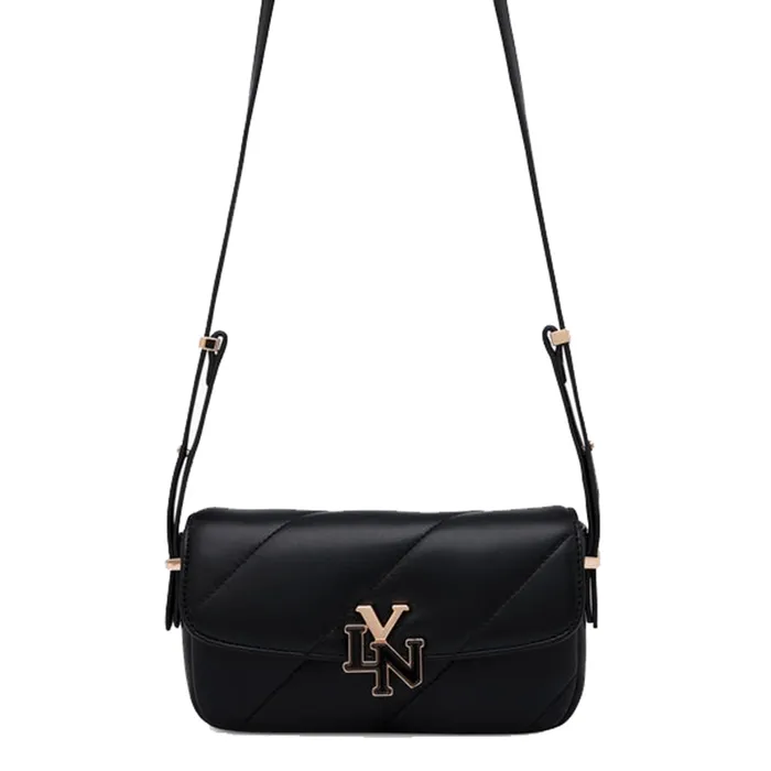 Túi Đeo Chéo Nữ Lyn Amelia Crossbody Bag Black LL24FBF327 Màu Đen