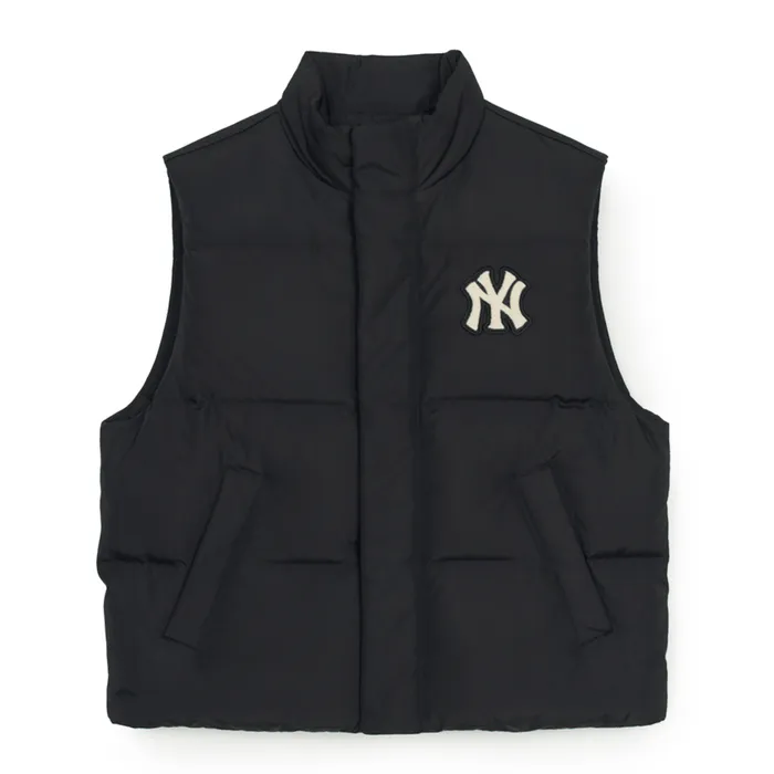 Áo Khoác Gile MLB Varsity Padded Vest New York Yankees 3ADVV1046-50BKS Màu Đen Size M