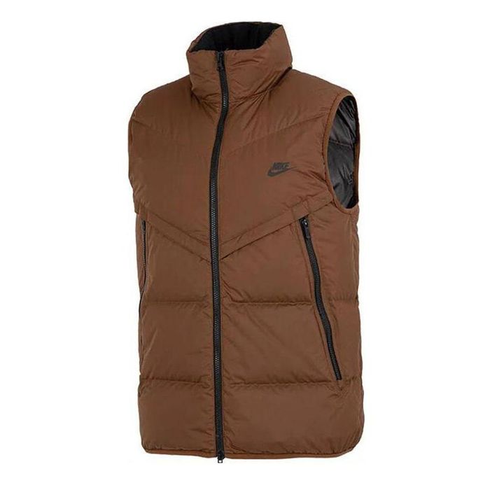 Áo Khoác Phao Lông Vũ Nike Vests Men Brown DV1136-259 Màu Nâu Size S