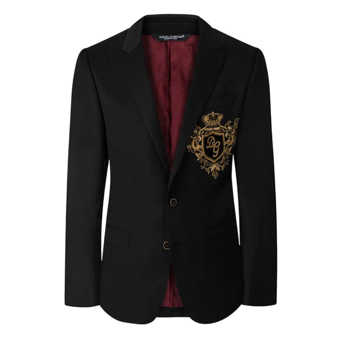 Áo Vest Nam Dolce & Gabbana D&G Black With Logo Embroidered G2IP5Z FU2R8 Màu Đen Size 46