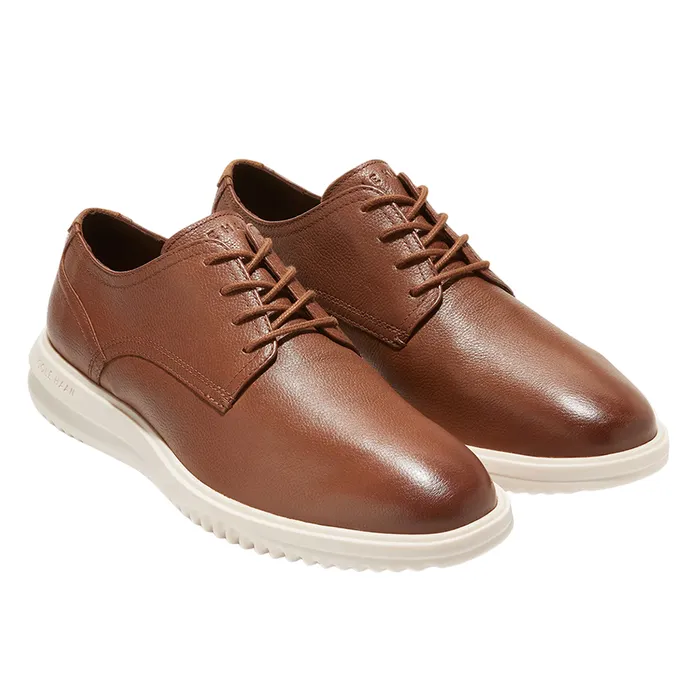 Giày Tây Nam Cole Haan Grand Plain Toe Oxford C36935 Màu Nâu Size 42.5