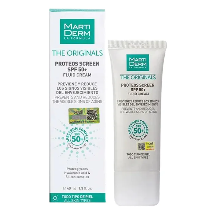 Kem Chống Nắng Ngừa Nám Martiderm Proteos Screen SPF50+ Bảo Vệ Toàn Diện 40ml