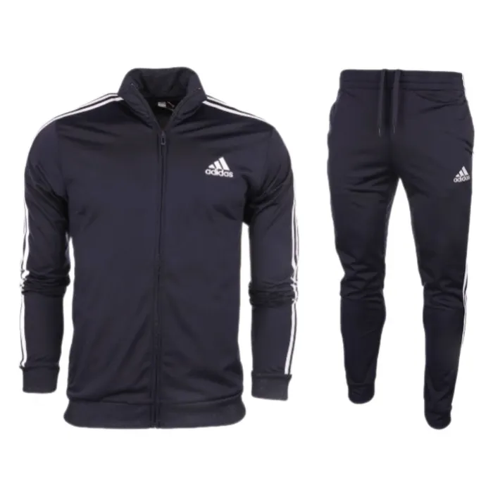 Bộ Thể Thao Adidas Primegreen Essentials 3-Stripes Track Suit GK9658 Màu Xanh Navy Size M