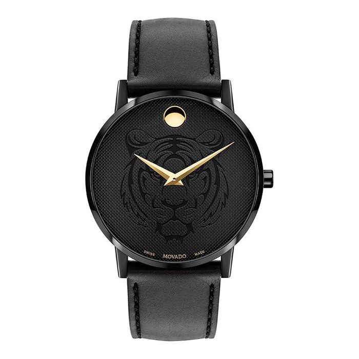 Đồng Hồ Nam Movado Classic Museum Watch 40mm 0607586 Màu Đen 