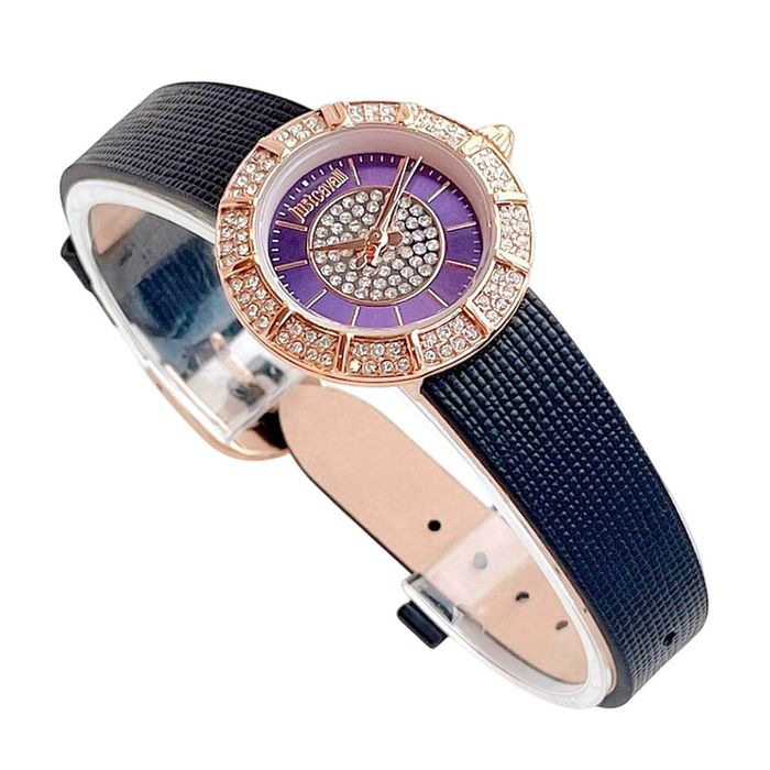 Đồng Hồ Nữ Just Cavalli Eleganza Mini 28mm Màu Đen