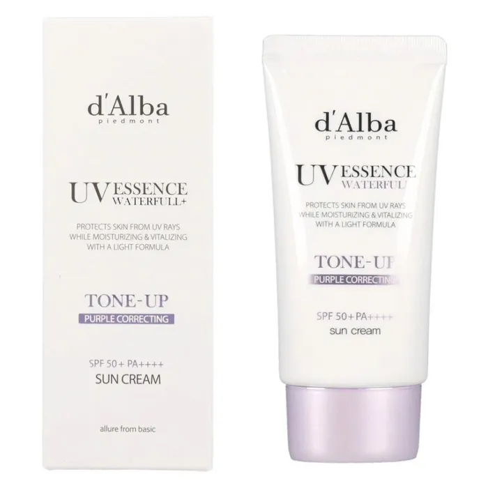 Kem Chống Nắng Tone Tím D'Alba Waterfull Tone Up Purple Correcting Sun Cream SPF50+/ PA++++ 50ml