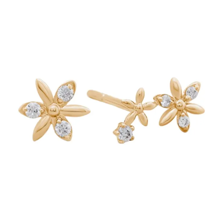 Khuyên Tai Nữ Morina Earrings H3176 Màu Vàng Gold