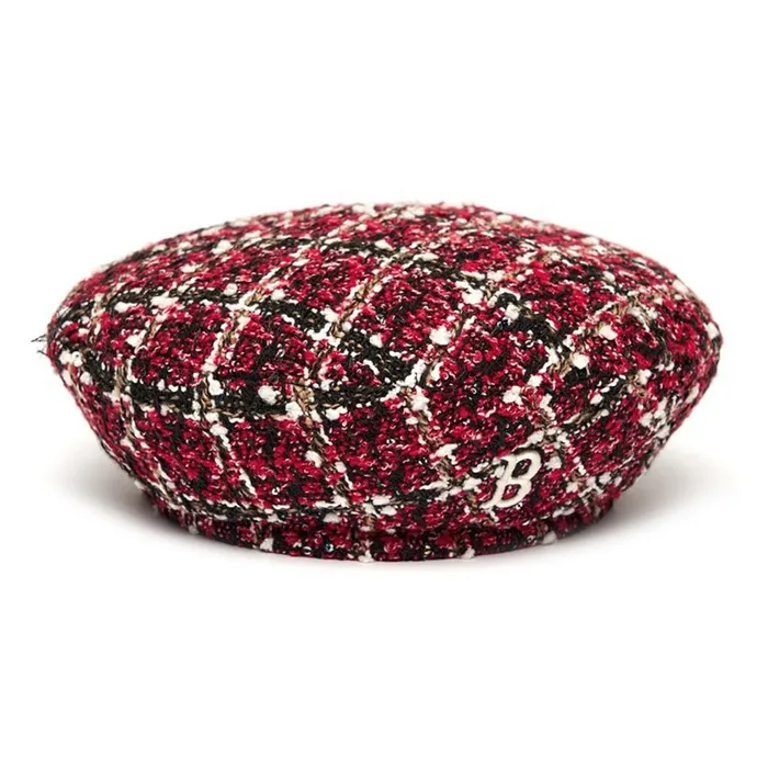 Mũ Nồi Nữ MLB Jenny Tweed Beret Boston Red Sox 3ACBB9616-43RDS Màu Đỏ