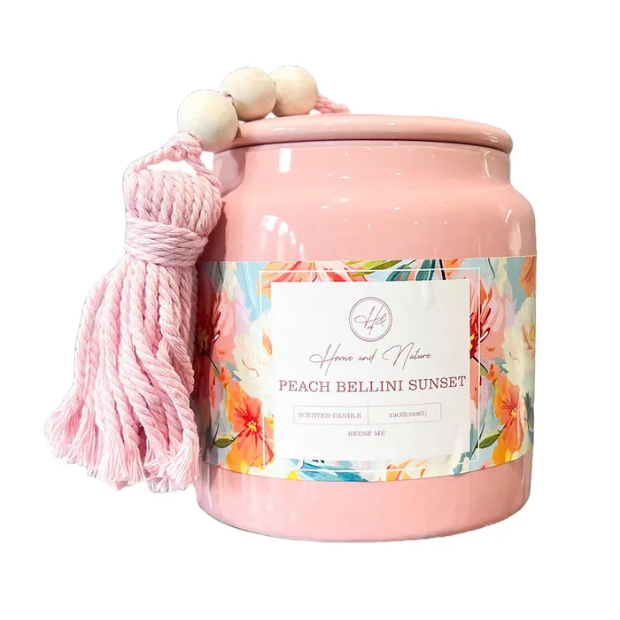 Nến Thơm Home & Nature Peach Bellini Sunset Scented Candles 368g