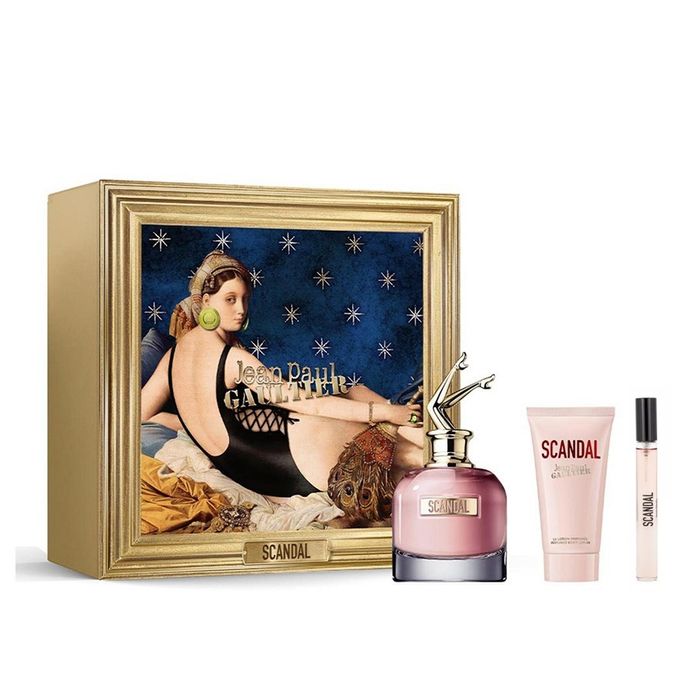 Set Nước Hoa Nữ Jean Paul Gaultier Scandal Eau De Parfum Gift 3 Món (80ml + 10ml + 75ml)