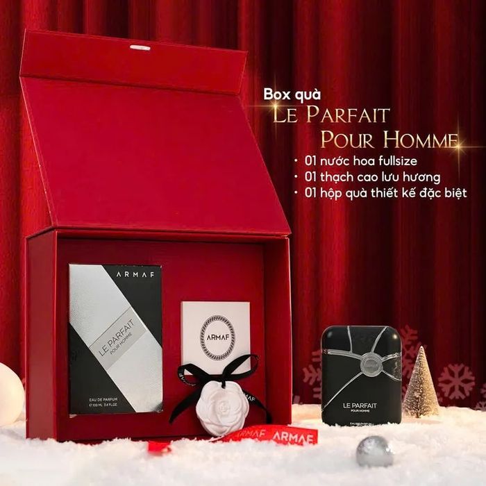 Set Quà Lễ Hội Twinkle Box Nước Hoa Nam Armaf Le Parfait Pour Homme EDP 3 Món