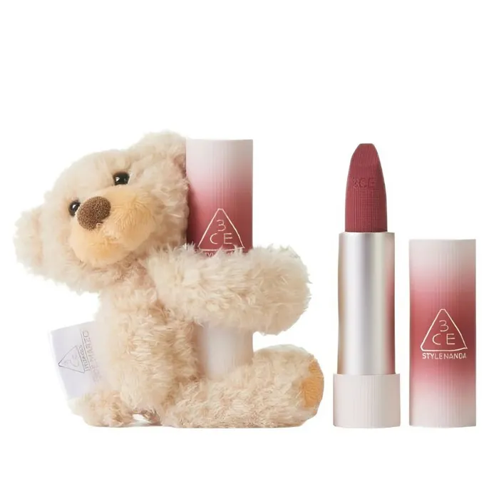 Son Lì 13 De Marzo 3CE Cashmere Hug Lipstick 10 Dreamy Màu Hồng Nâu