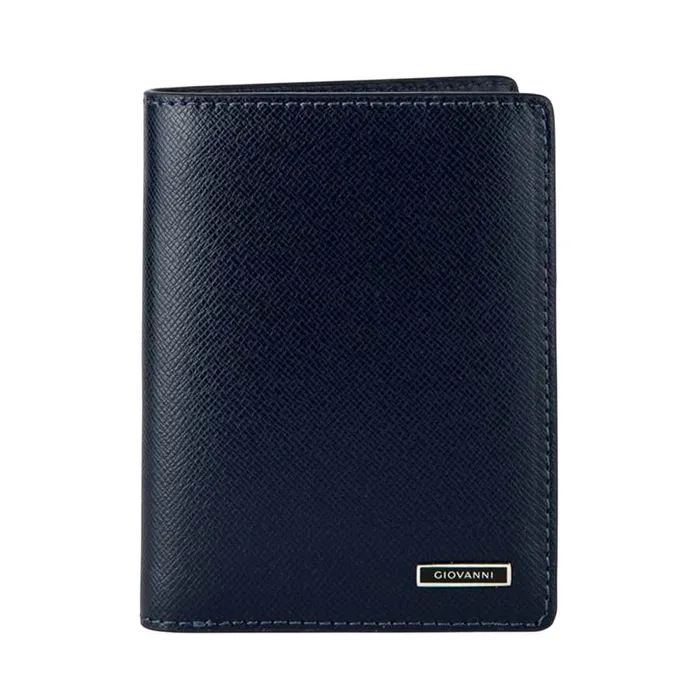 Ví Da Nam Giovanni GWL0085-1 Màu Xanh Navy Đậm