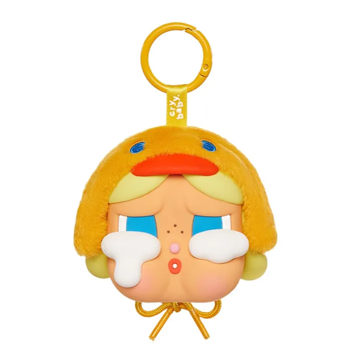 Vỏ Bọc Tai Nghe  Pop Mart Crybaby Sunset Concert Series-Earphone Bag (Duck You) Màu Vàng